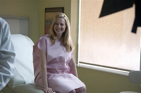 the big c robe scene|laura linney getting waxed.